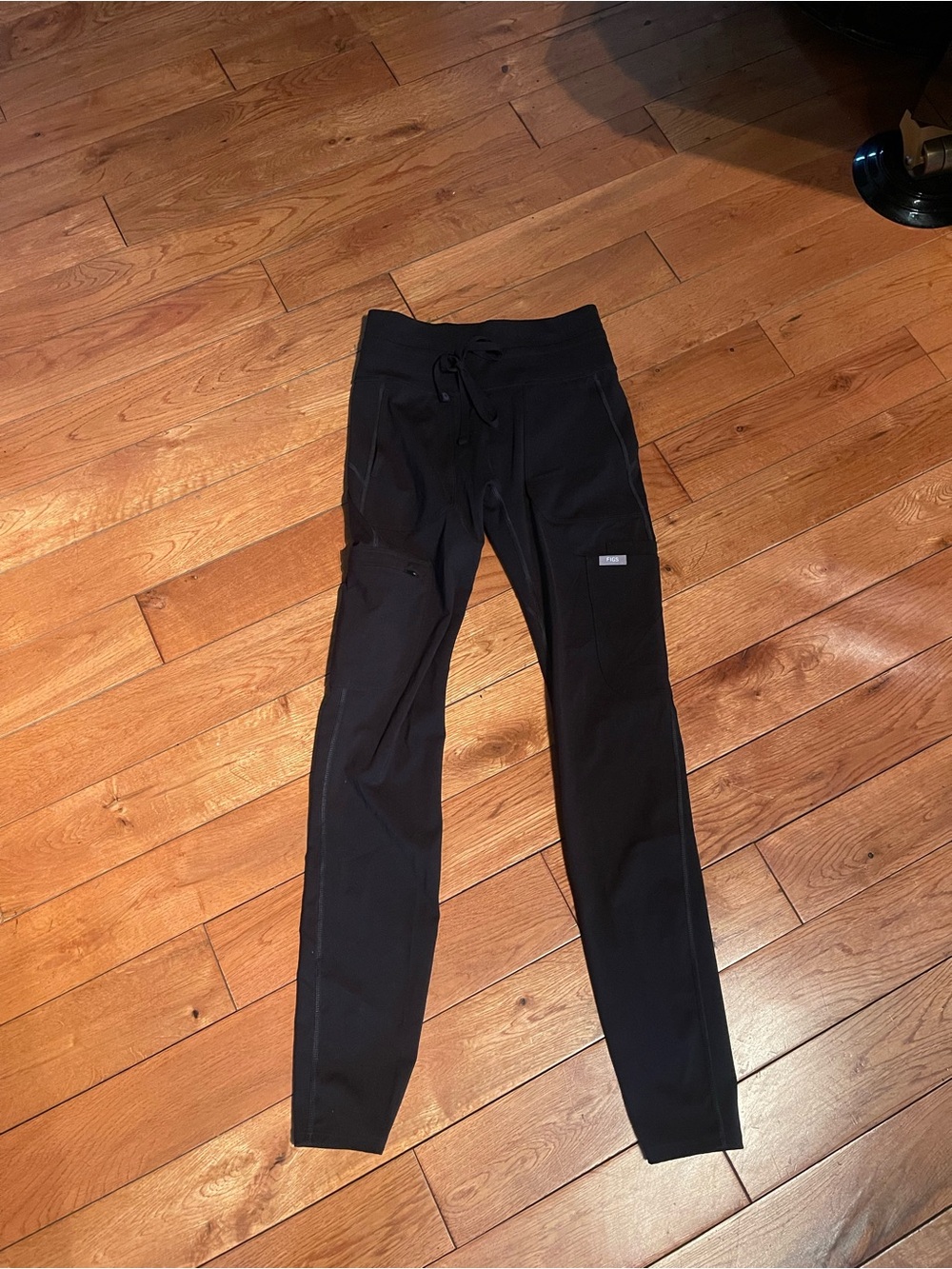 Figs Black legging scrub Pants XS